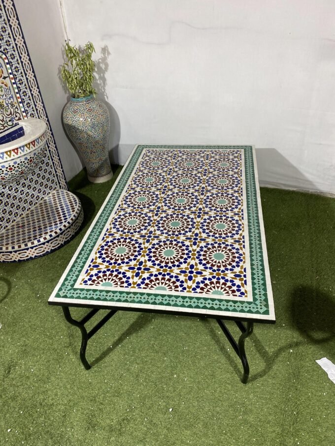 Elegance Moorish Moroccan Exclusive Mosaic Table