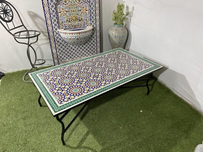 Elegance Moorish Moroccan Exclusive Mosaic Table
