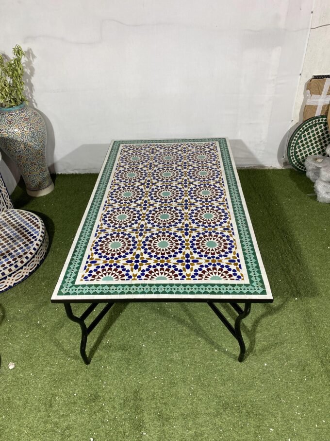 Elegance Moorish Moroccan Exclusive Mosaic Table
