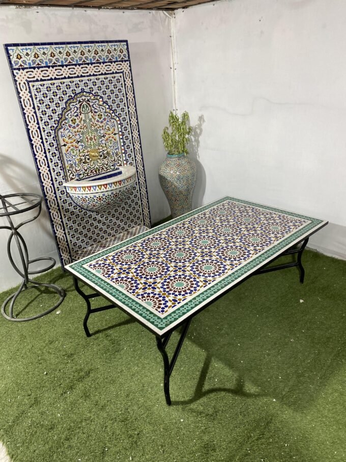 Elegance Moorish Moroccan Exclusive Mosaic Table