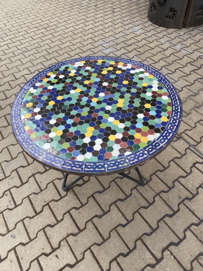 Multicolor Handmade Moroccan Mosaic Table