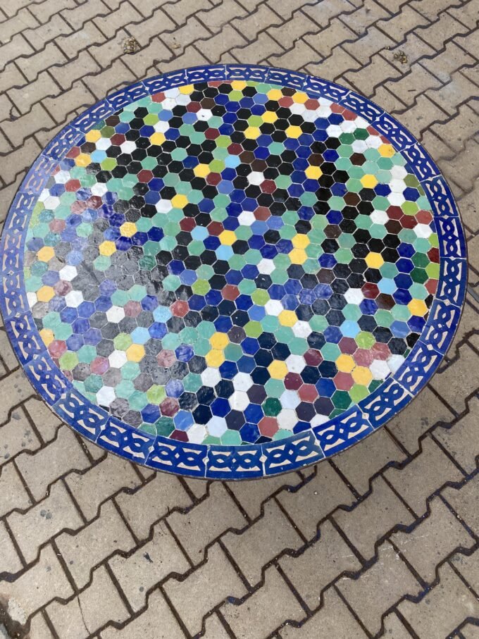 Multicolor Handmade Moroccan Mosaic Table