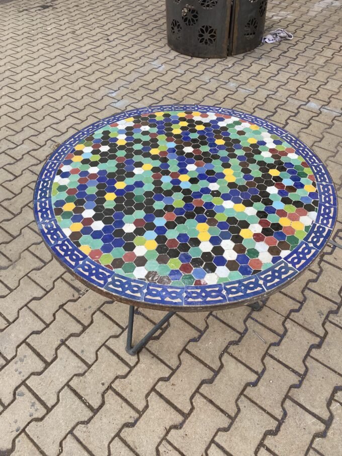 Multicolor Handmade Moroccan Mosaic Table