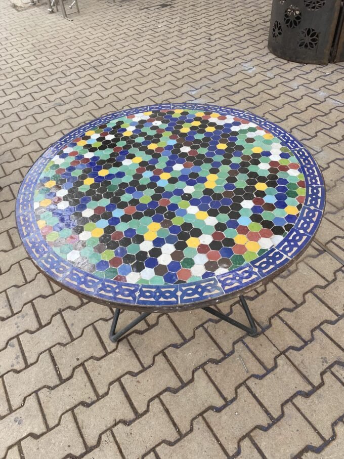 Multicolor Handmade Moroccan Mosaic Table