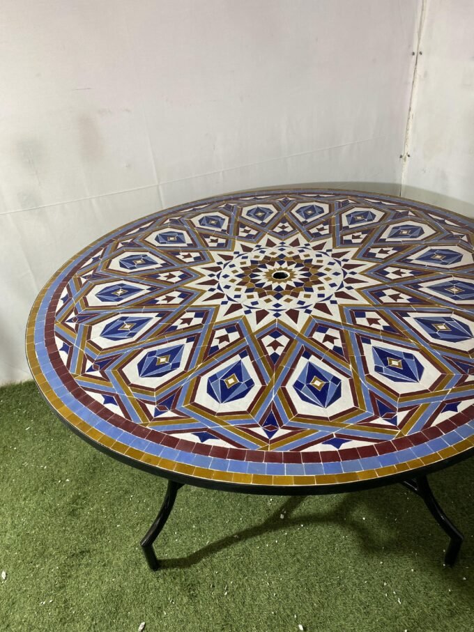 Exclusive Moorish Decor Moroccan Mosaic Table