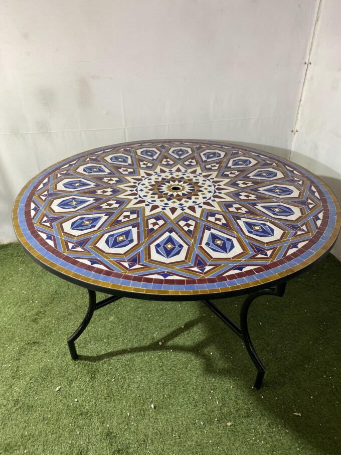 Exclusive Moorish Decor Moroccan Mosaic Table