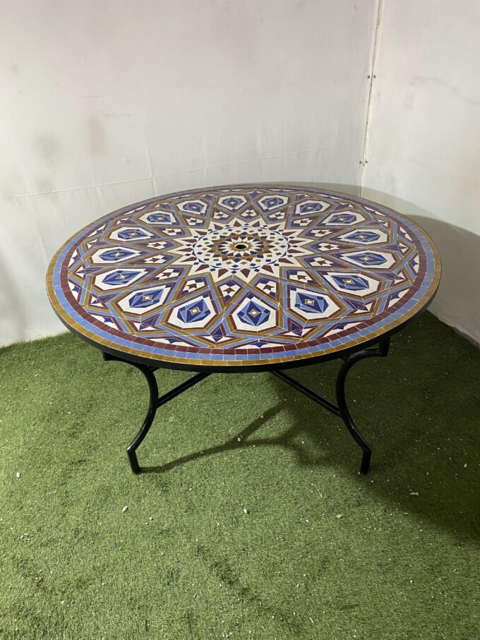 Exclusive Moorish Decor Moroccan Mosaic Table