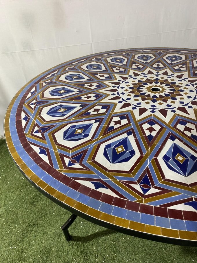 Exclusive Moorish Decor Moroccan Mosaic Table