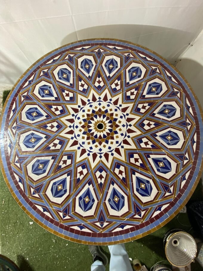 Exclusive Moorish Decor Moroccan Mosaic Table