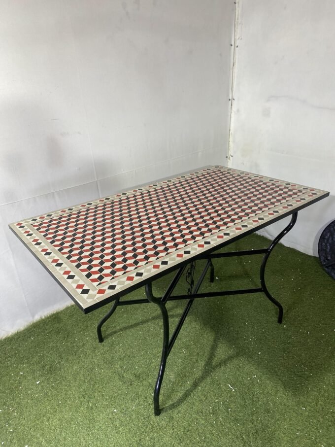 Elegance Moorish Moroccan Mosaic Tile Table