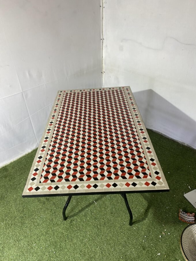 Elegance Moorish Moroccan Mosaic Tile Table