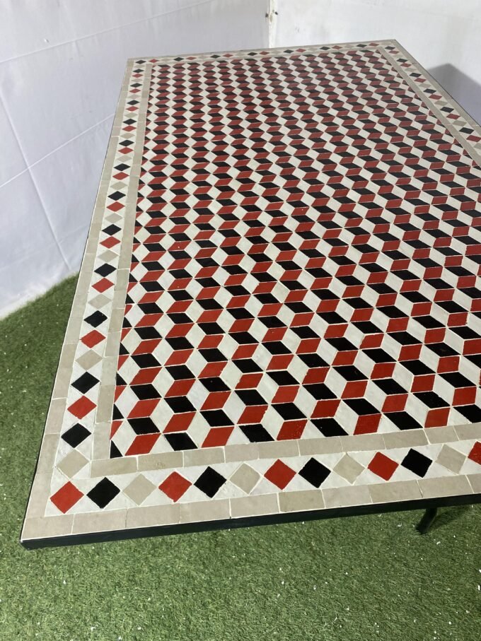 Elegance Moorish Moroccan Mosaic Tile Table