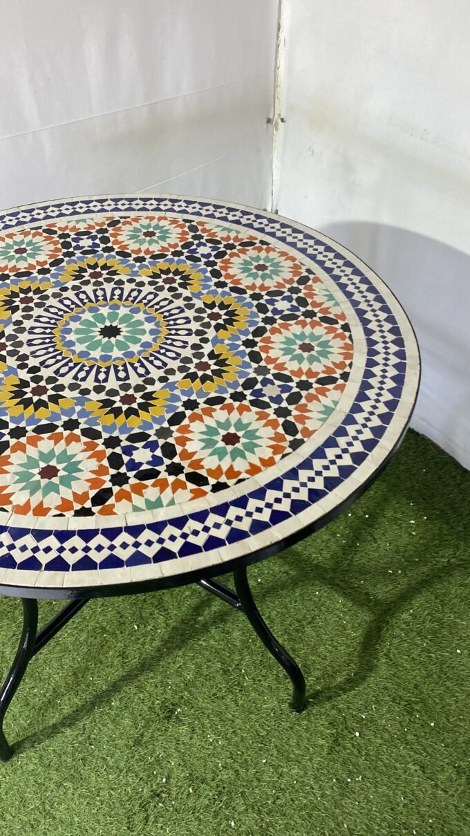 Moroccan Antique Mosaic Outdoor & Indoor Table