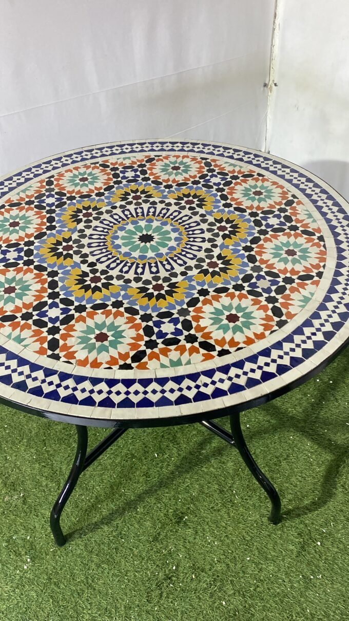Moroccan Antique Mosaic Outdoor & Indoor Table