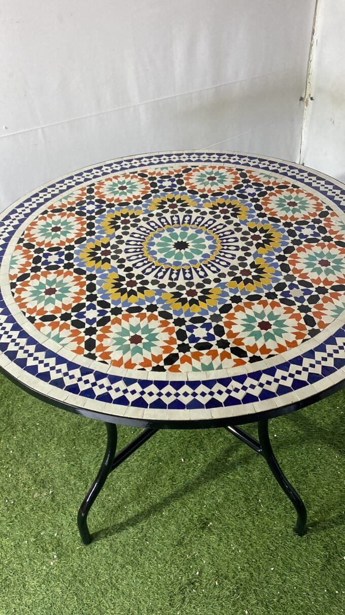 Moroccan Antique Mosaic Outdoor & Indoor Table