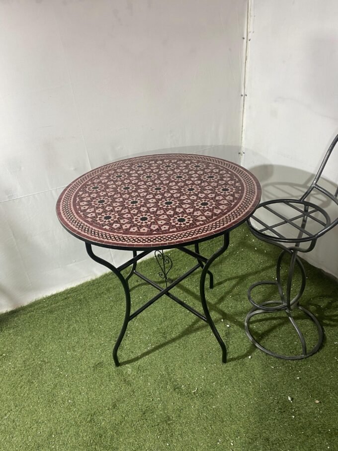 Moorish Traditional Artisan Moroccan Mosaic Table