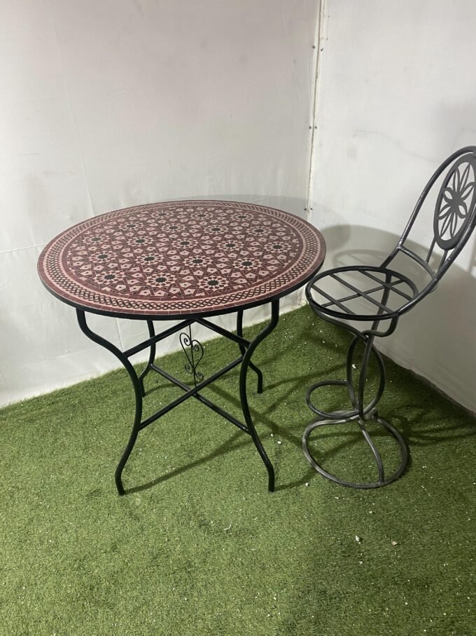 Moorish Traditional Artisan Moroccan Mosaic Table