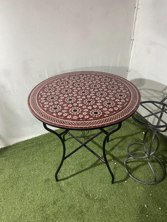 Moorish Traditional Artisan Moroccan Mosaic Table