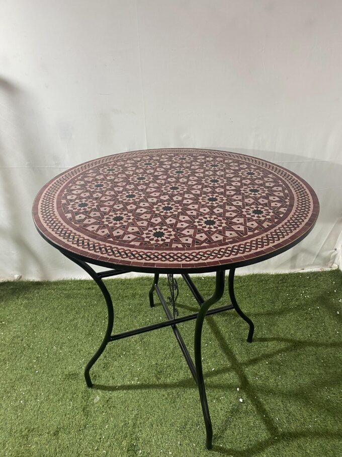 Moorish Traditional Artisan Moroccan Mosaic Table