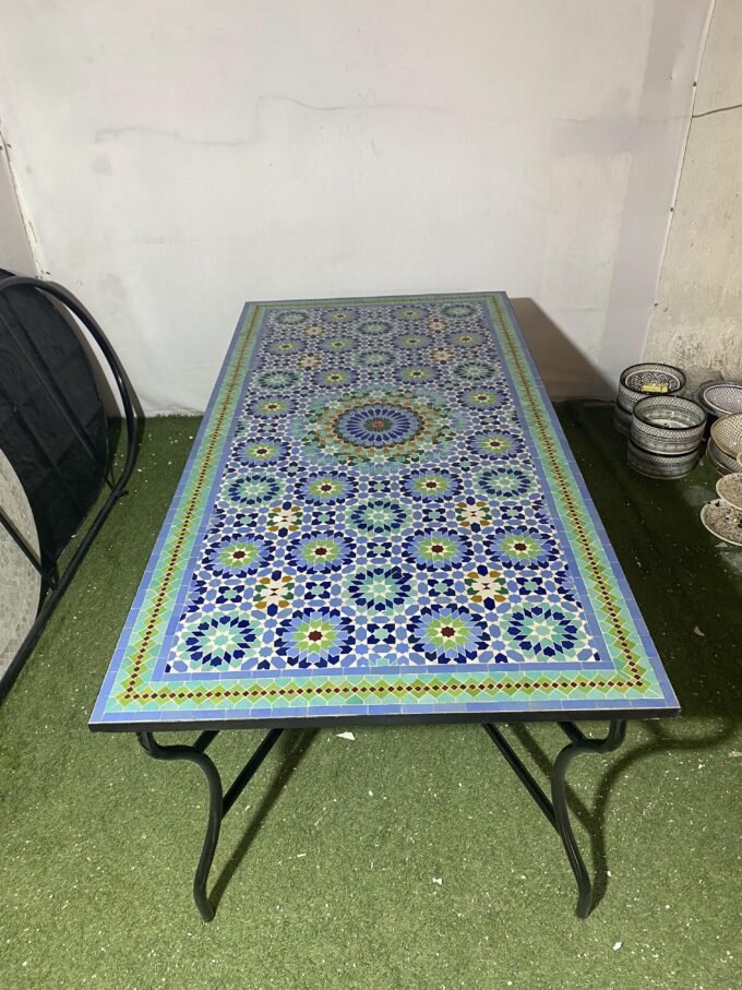 Moorish handcrafted Moroccan Mosaic Table