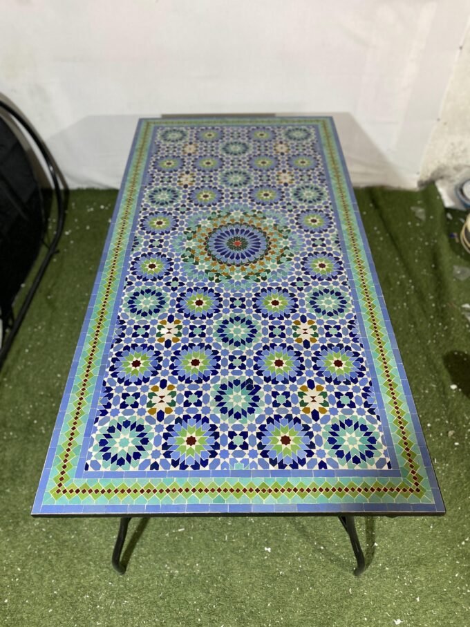 Moorish handcrafted Moroccan Mosaic Table