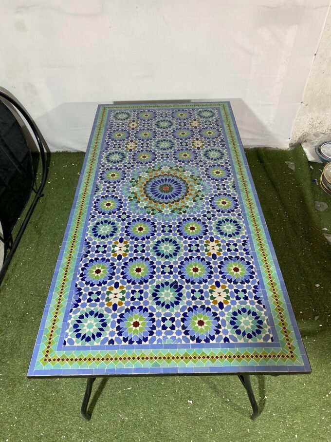 Moorish handcrafted Moroccan Mosaic Table