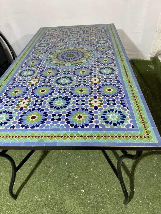 Moorish handcrafted Moroccan Mosaic Table