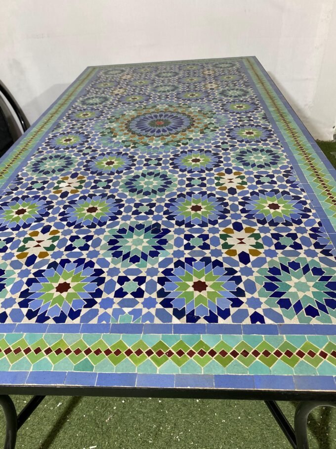 Moorish handcrafted Moroccan Mosaic Table