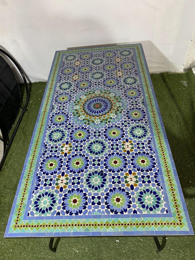 Moorish handcrafted Moroccan Mosaic Table