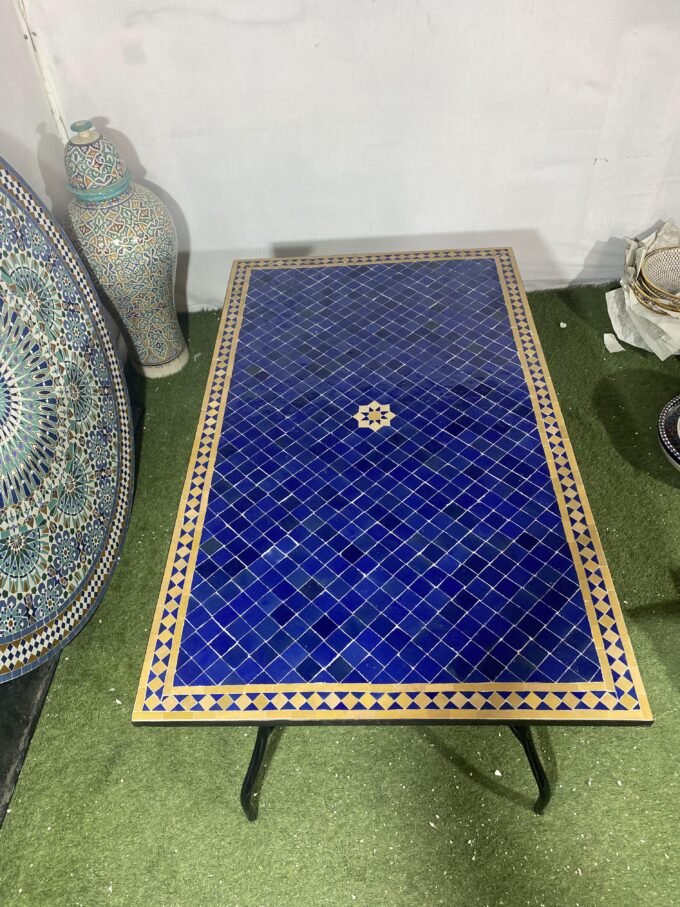 Moorish Handmade Moroccan Mosaic Dinner Table