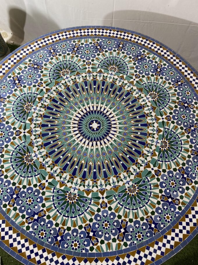 Exclusive Moorish Decor Handcraft Mosaic Table