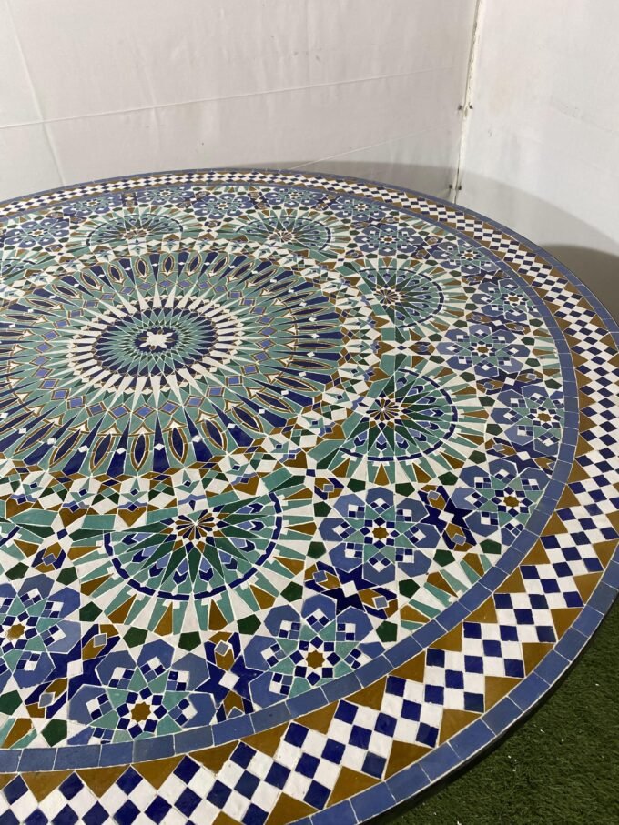 Exclusive Moorish Decor Handcraft Mosaic Table