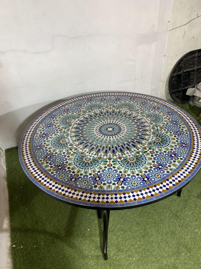Exclusive Moorish Decor Handcraft Mosaic Table