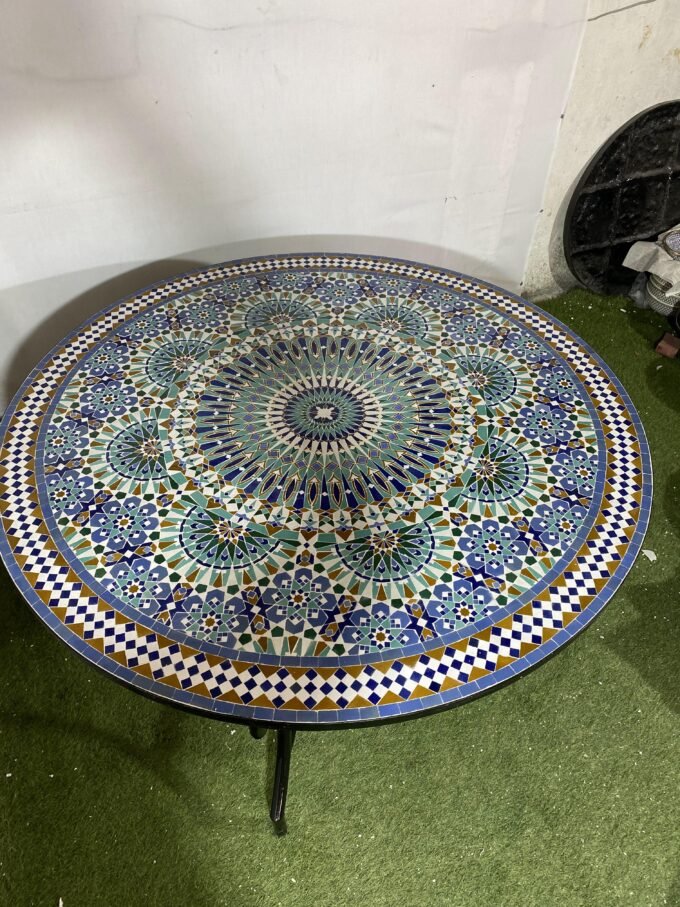 Exclusive Moorish Decor Handcraft Mosaic Table