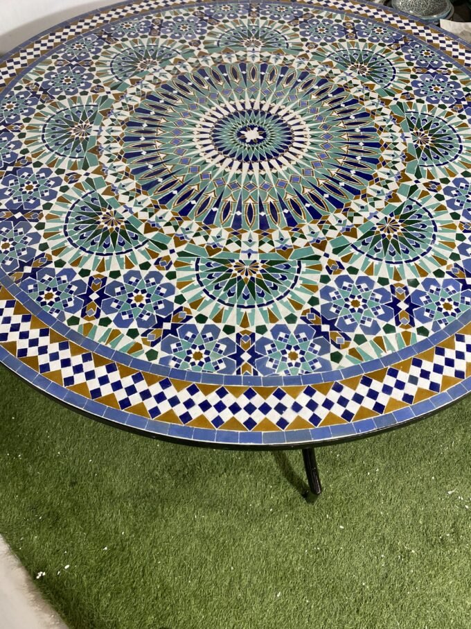 Exclusive Moorish Decor Handcraft Mosaic Table