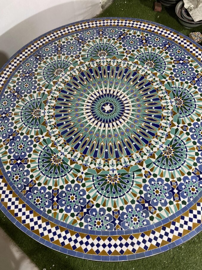 Exclusive Moorish Decor Handcraft Mosaic Table
