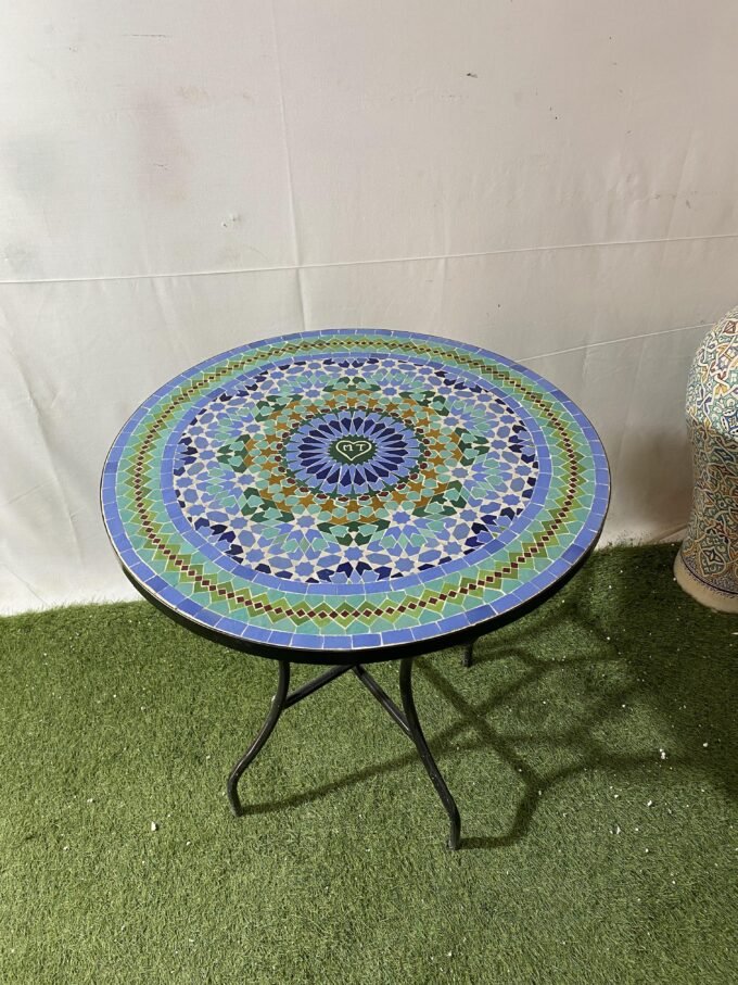 Mid Century Dining Handmade Colorfull Table