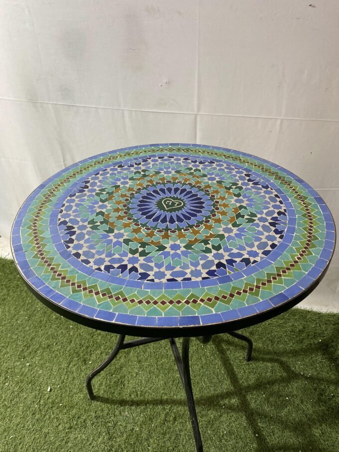 Mid Century Dining Handmade Colorfull Table