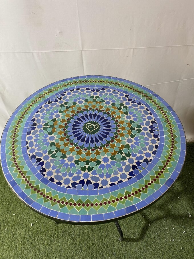 Mid Century Dining Handmade Colorfull Table