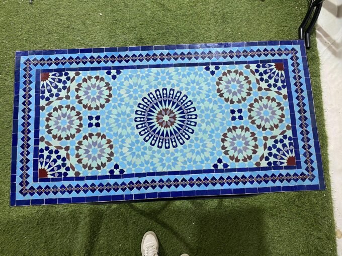 Moorish handcrafted Moroccan Mosaic Tile Table