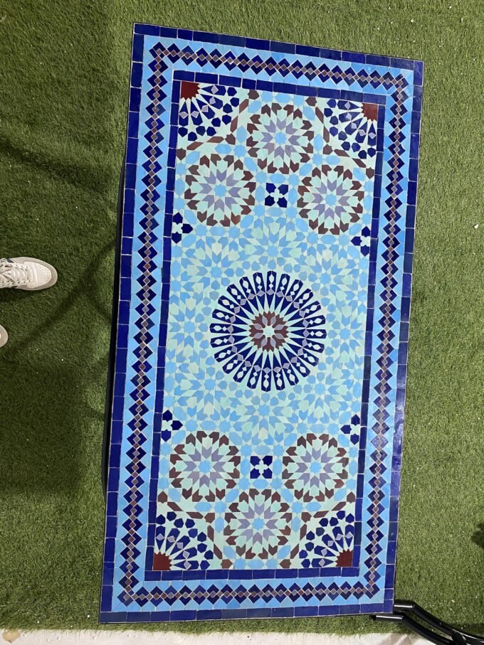 Moorish handcrafted Moroccan Mosaic Tile Table