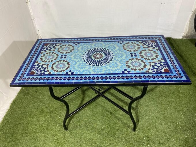 Moorish handcrafted Moroccan Mosaic Tile Table