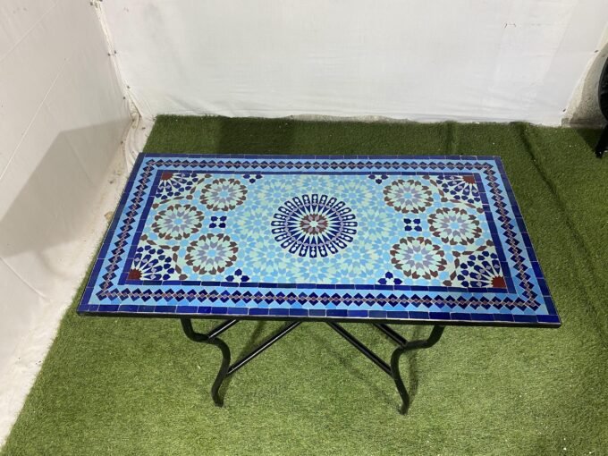 Moorish handcrafted Moroccan Mosaic Tile Table