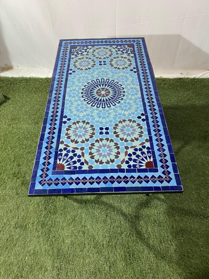 Moorish handcrafted Moroccan Mosaic Tile Table