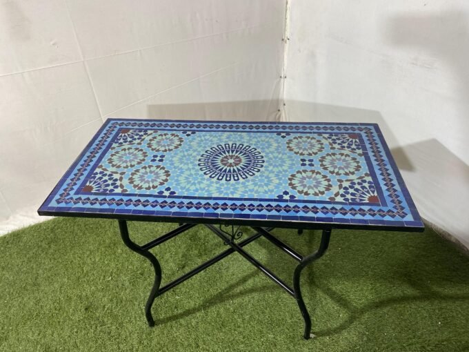 Moorish handcrafted Moroccan Mosaic Tile Table
