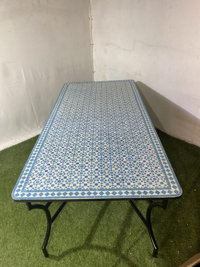 Moorish Rectangular Handmade Moroccan Table