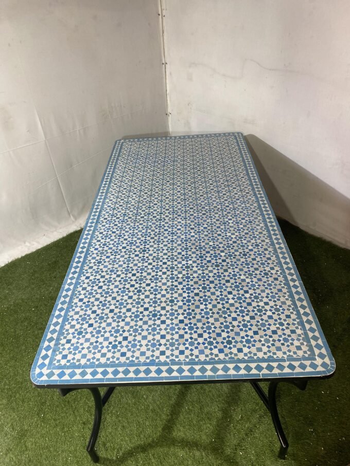 Moorish Rectangular Handmade Moroccan Table