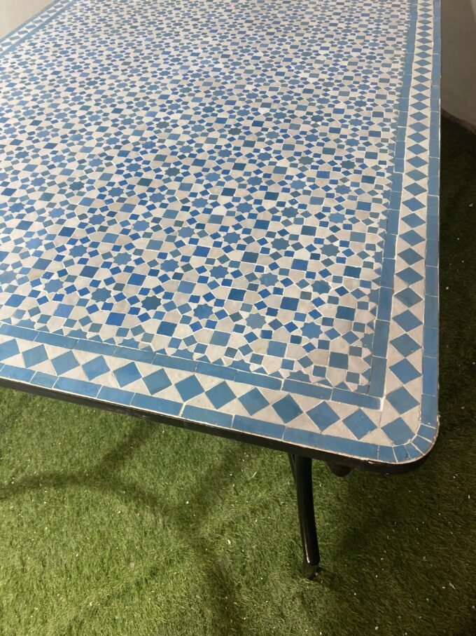 Moorish Rectangular Handmade Moroccan Table