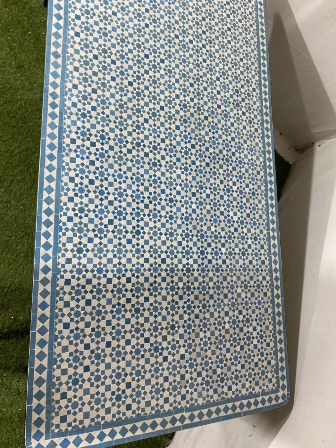 Moorish Rectangular Handmade Moroccan Table