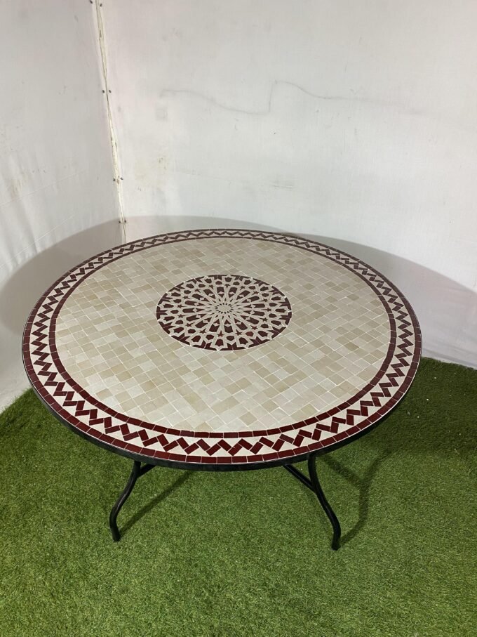 Moorish Traditional Handcrafted Mosaic Table